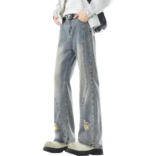 Jeep Jeans Unisex Moderate Wide Leg Pants