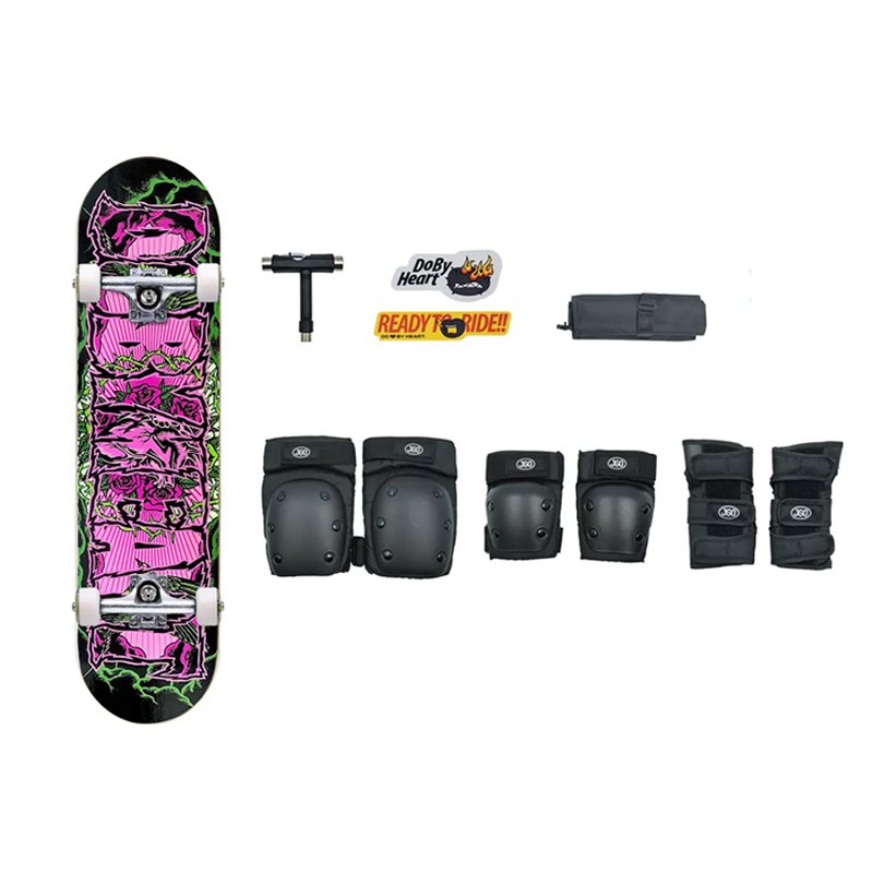 DBH SUPER series double tilt skateboard for beginners, professional, wear-resistant, good elasticity, lightweight, seven-layer imported maple street-style bowl, freestyle mobility, same style for men and women