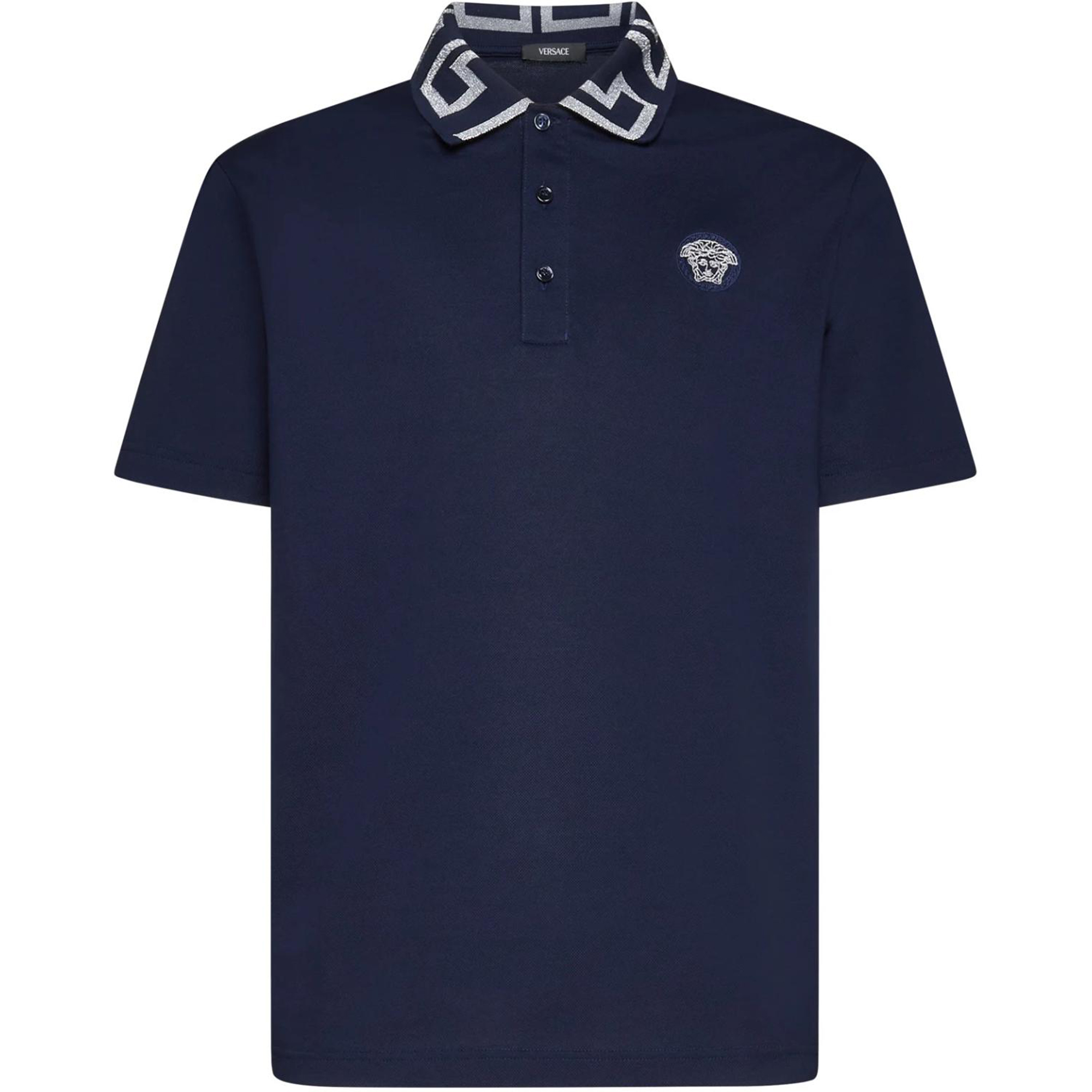 Мужская футболка-поло Versace VERSACE Polo (военно-морской синий)