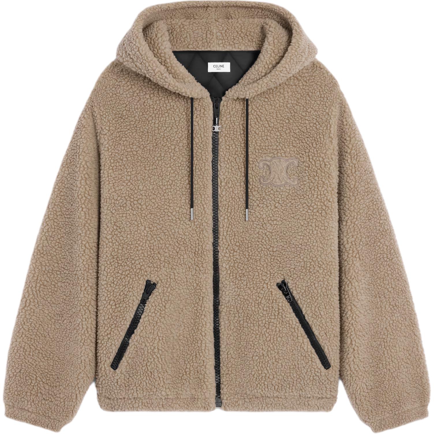 Мужская куртка CELINE Hooded Jacket (черная)