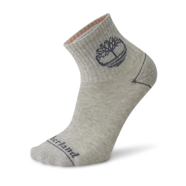 Timberland Crew Socks Unisex 1 Pack Medium Heather Gray