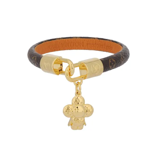 LOUIS VUITTON Calfskin Bangles Women's Gold