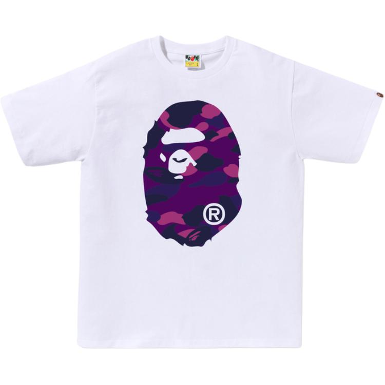 Мужская футболка A BATHING APE Camo Ape Head (черная)