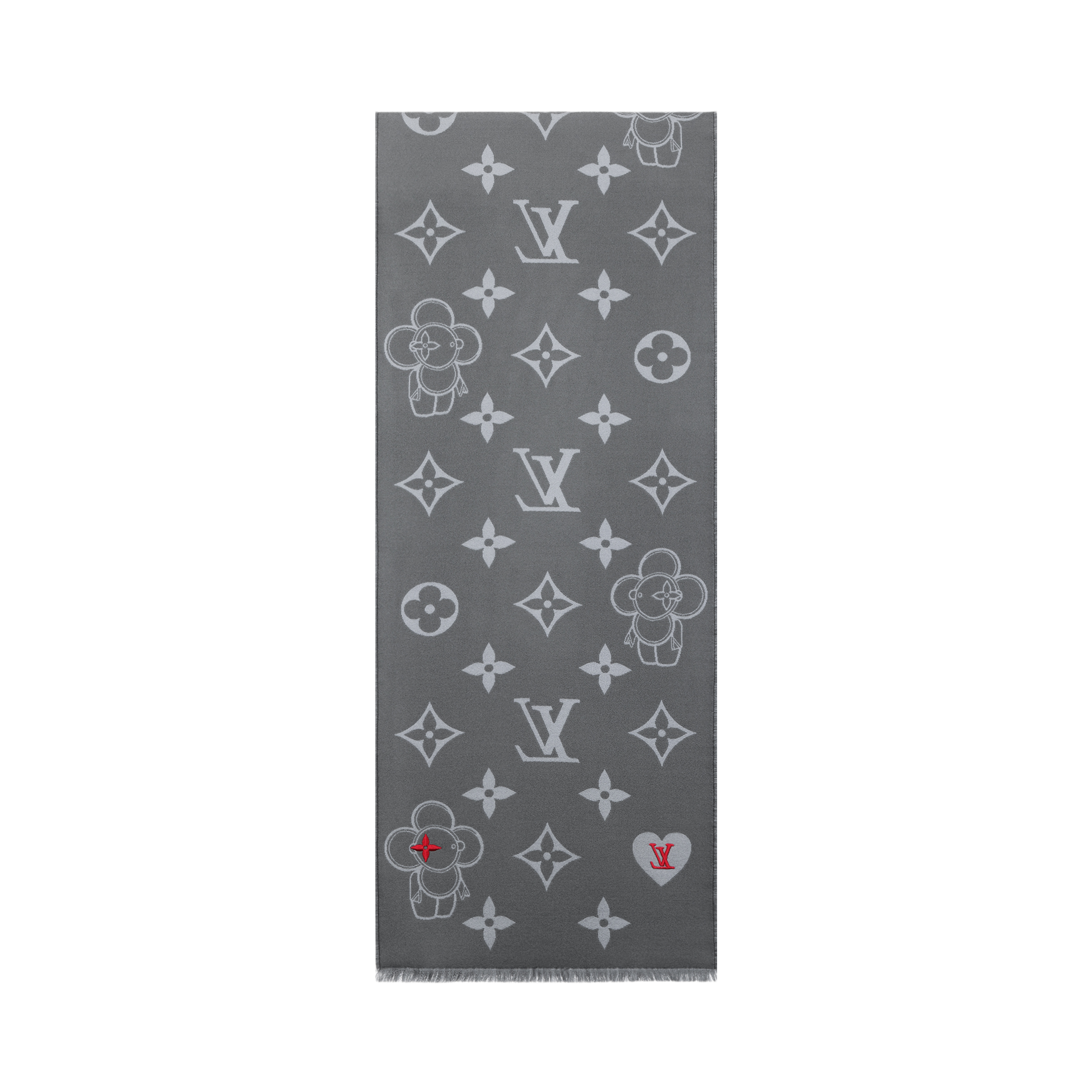 Шарф Louis Vuitton VIVIENNE CVD (серый)