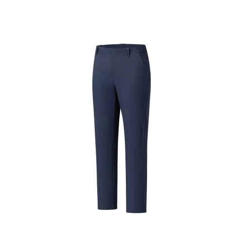 ANTA Casual Pants Men's Ink Blue 1 Moderate Straight Fit Pants