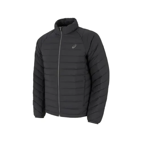 ASICS Down Jackets Men's Black Stand Collar Moderate Other