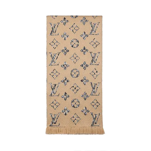 LOUIS VUITTON Knit Scarves Women's Brown