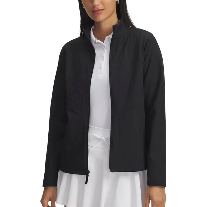 Under Armour Jackets Women's Black Stand Collar Moderate Straight Fit