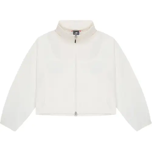 New Balance Jackets Women's White Hooded Moderate Other