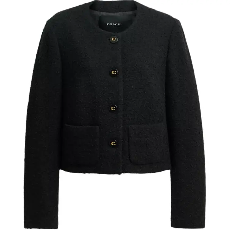 COACH FW25 Velvet feel Coat Women's