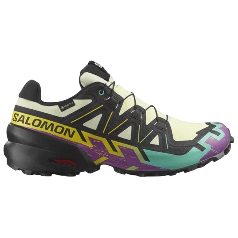 SALOMON Speedcross 6 Running Shoes Men’s White Black Purple