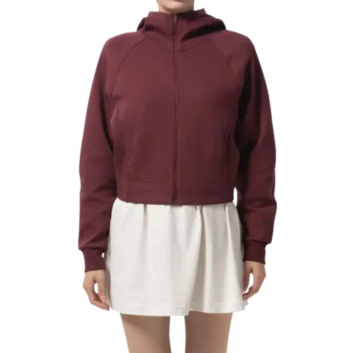 Reebok Jackets Women's Red Hooded Moderate Other