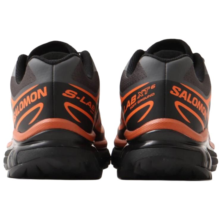 SALOMON XT 6 Running Shoes Unisex Black Orange