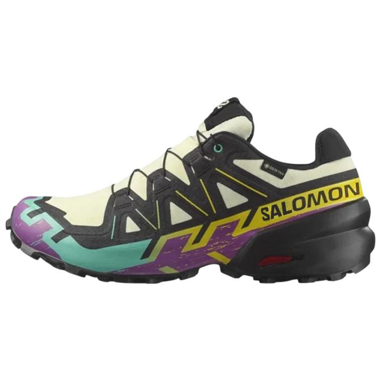 SALOMON Speedcross 6 Running Shoes Men’s White Black Purple