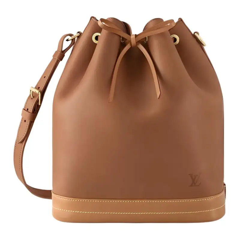 LOUIS VUITTON NOE Calfskin Handbag Medium Women's Brown