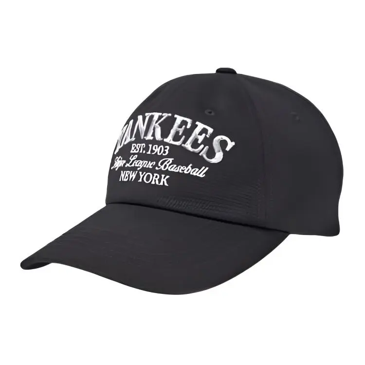 MLB Cotton Baseball Caps Unisex Black/Khaki