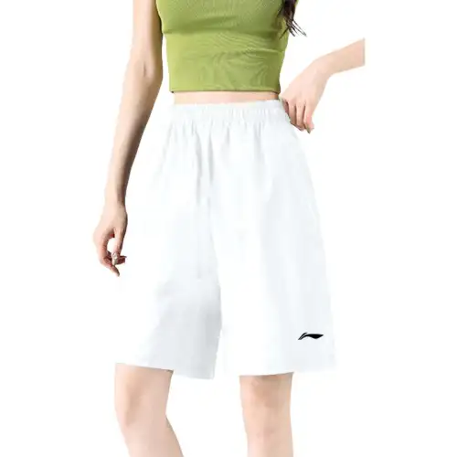 Li Ning Casual Shorts Women's White Thin