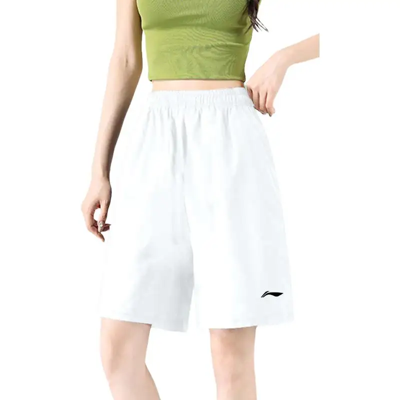 Li Ning Casual Shorts Women's White Thin