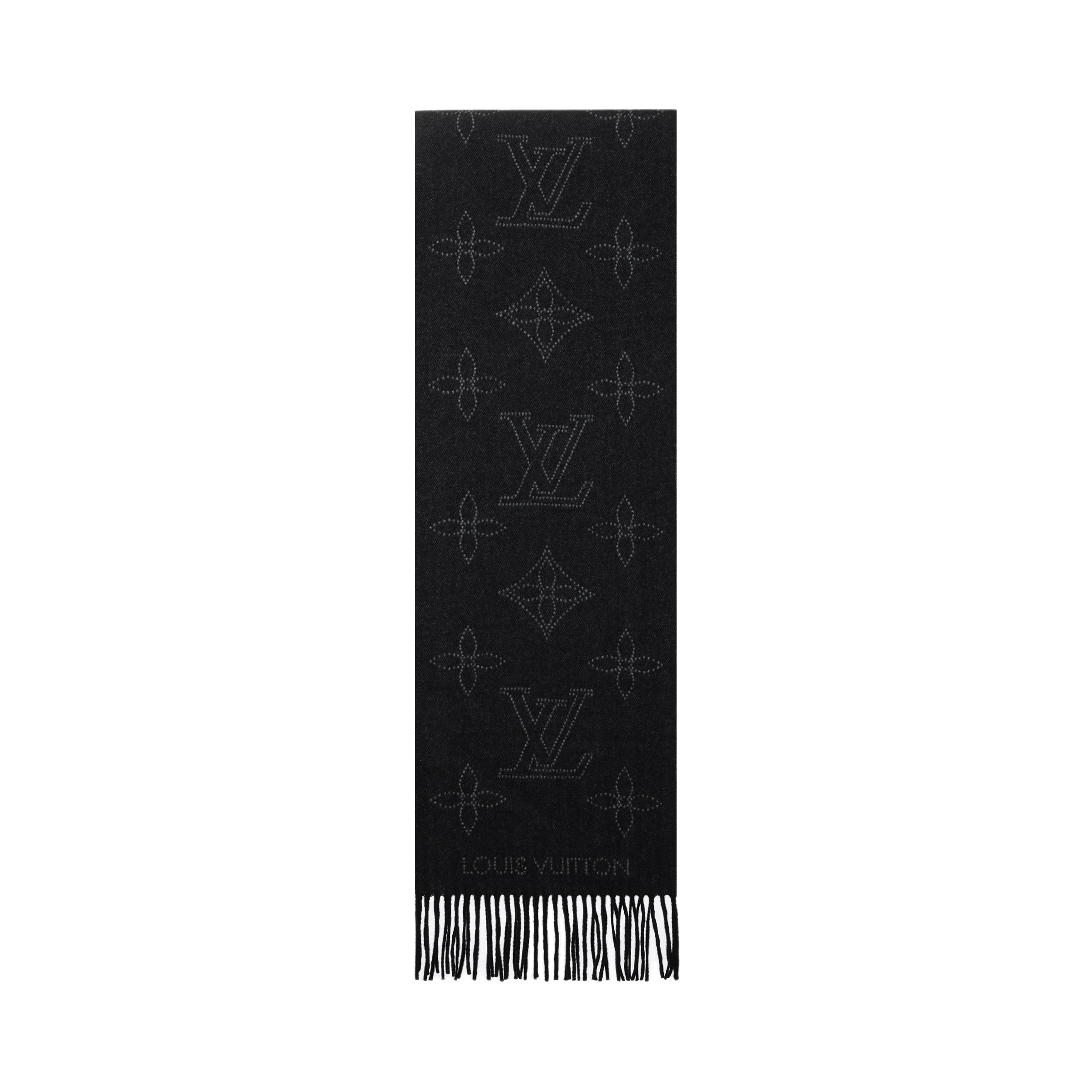 Женский шарф Louis Vuitton (черный)