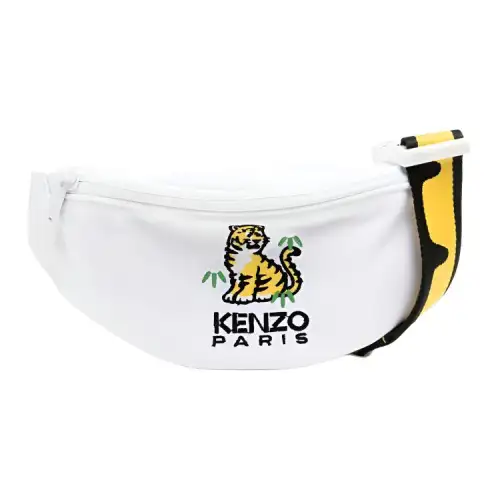 KENZO Polyester Fanny Pack Regular Kids' White