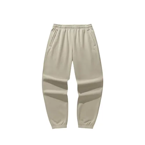 ANTA Knitted Sweatpants Men's Smoke Hemp Gray 3 Moderate Other