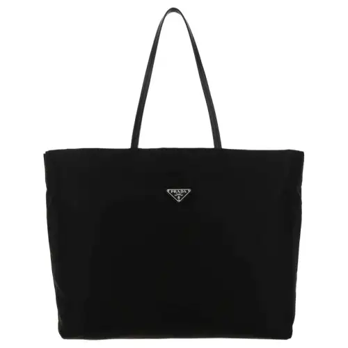 PRADA Nylon Tote Bag, Shopping Bag, Handbag, Shoulder Bag Women's Black
