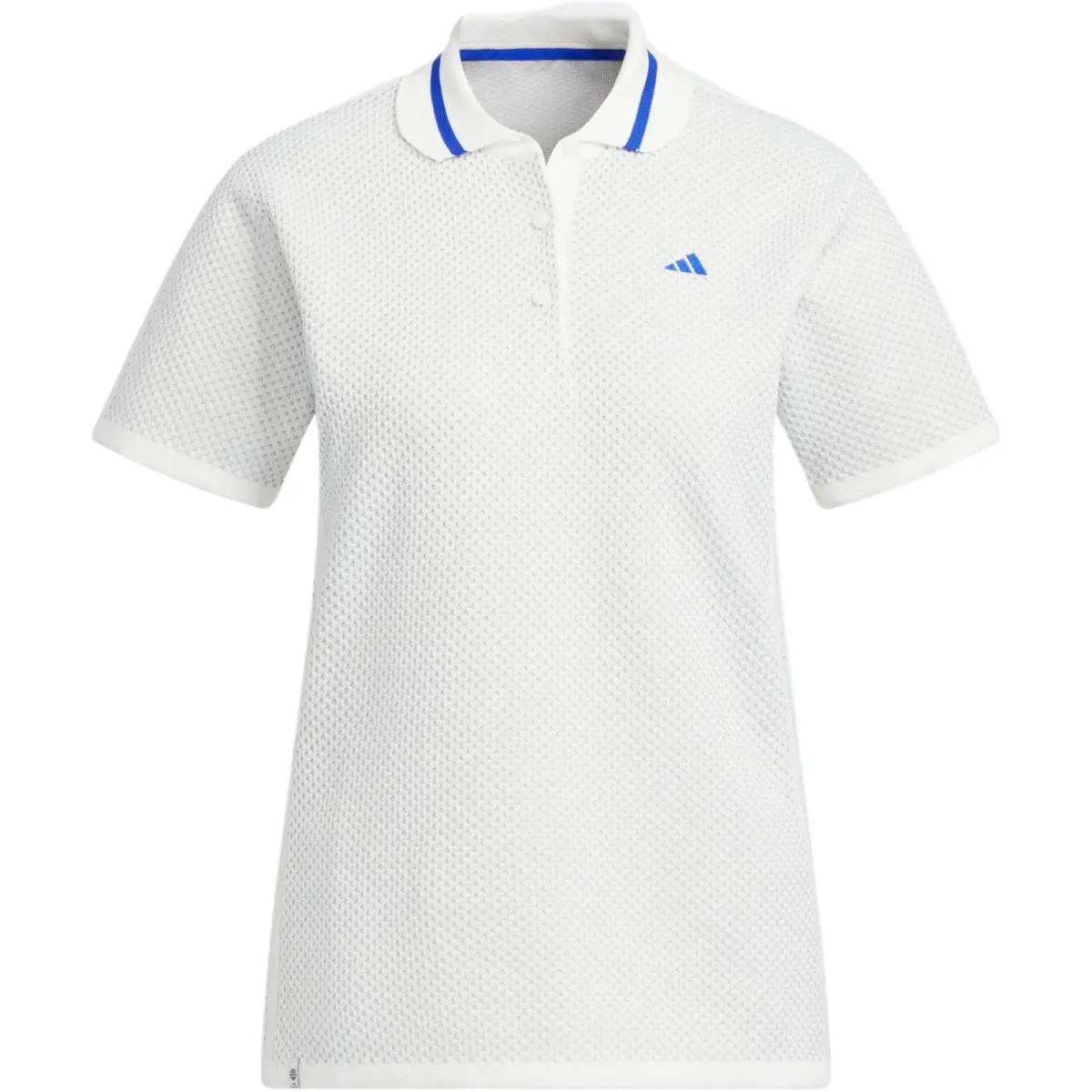 Adidas T-Shirts Women's White Lapel Moderate Straight Fit