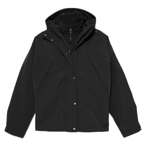 Timberland Jackets Women's Black Hooded Moderate Other
