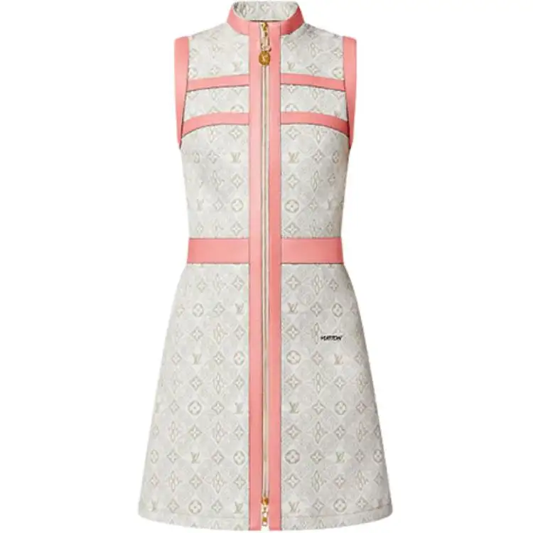 LOUIS VUITTON Sleeveless Dress Women's White