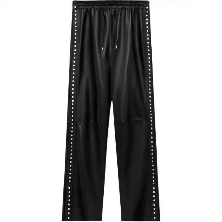 LOEWE x Louis Wain SS26 Leather Pants Men's