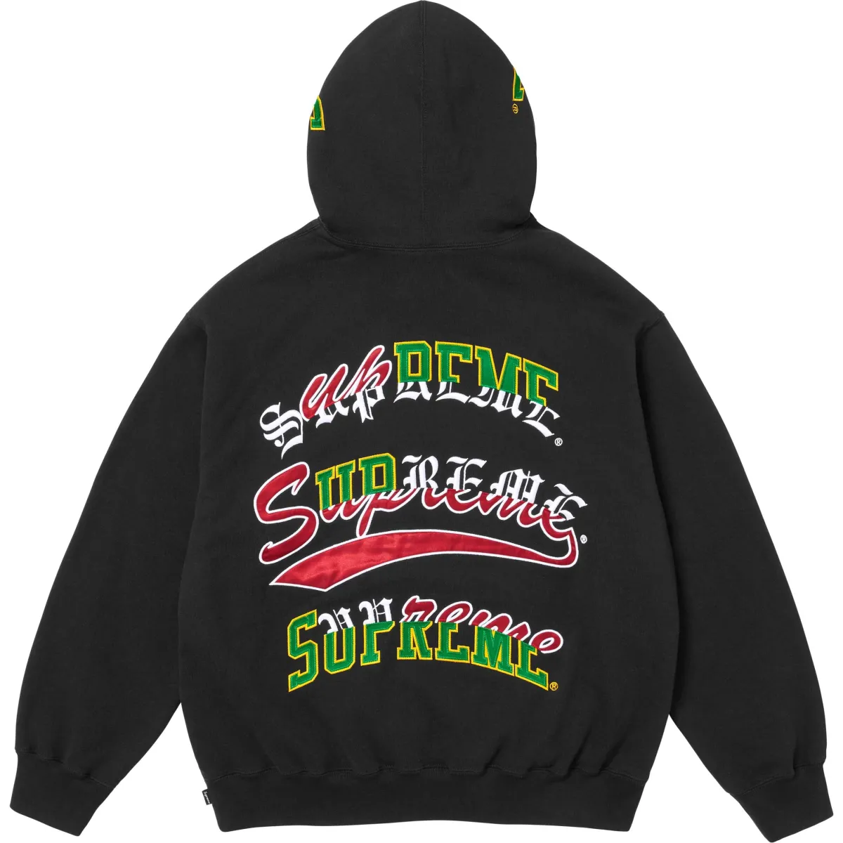 Supreme FW25 Multi Logos Hooded Sweatshirt Unisex