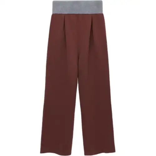 LOEWE Casual Pants Men's Brown Moderate Straight Fit Pants