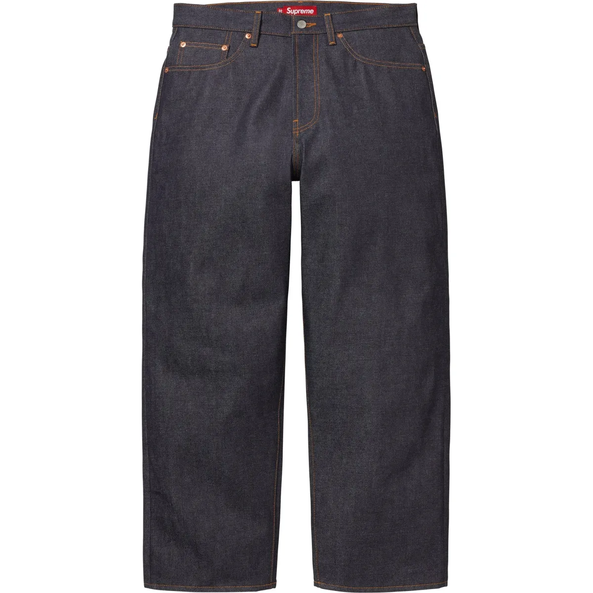 Supreme Rigid Baggy Black Selvedge Jean