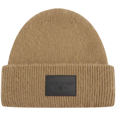 Tommy Hilfiger Sheep Wool Beanies Men's Khaki