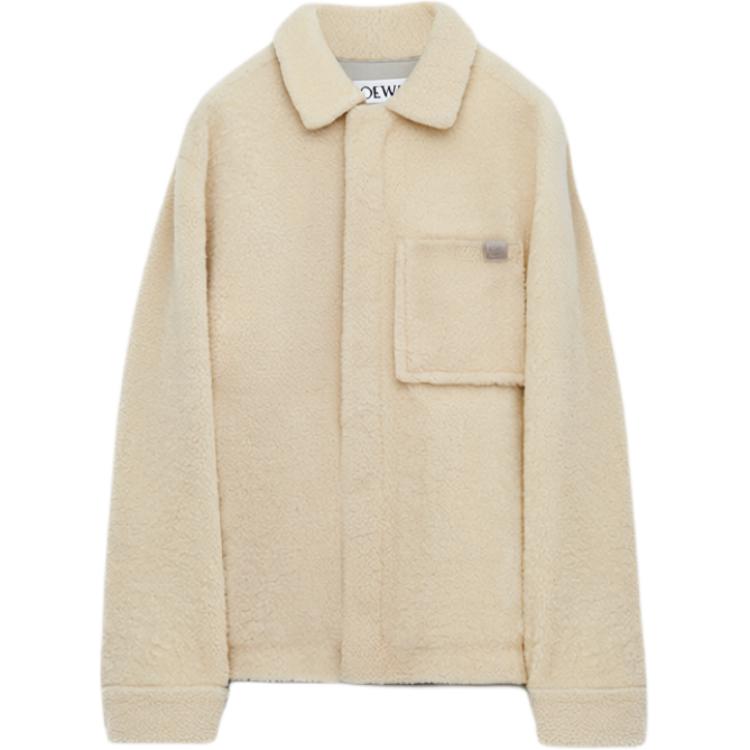 Мужская куртка LOEWE Shearling Leather Jacket (черная)