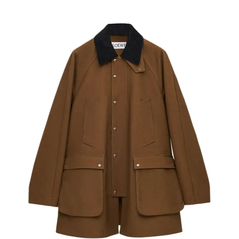 Loewe corduroy-collar jacket