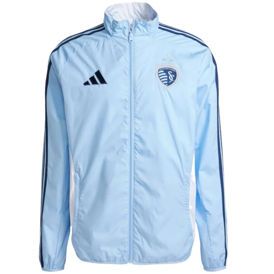 Adidas Free Shipping With AdiClub Sporting Kansas City Reversible Anthem Jacket