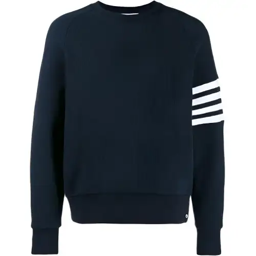 Thom Browne waffle-knit jumper