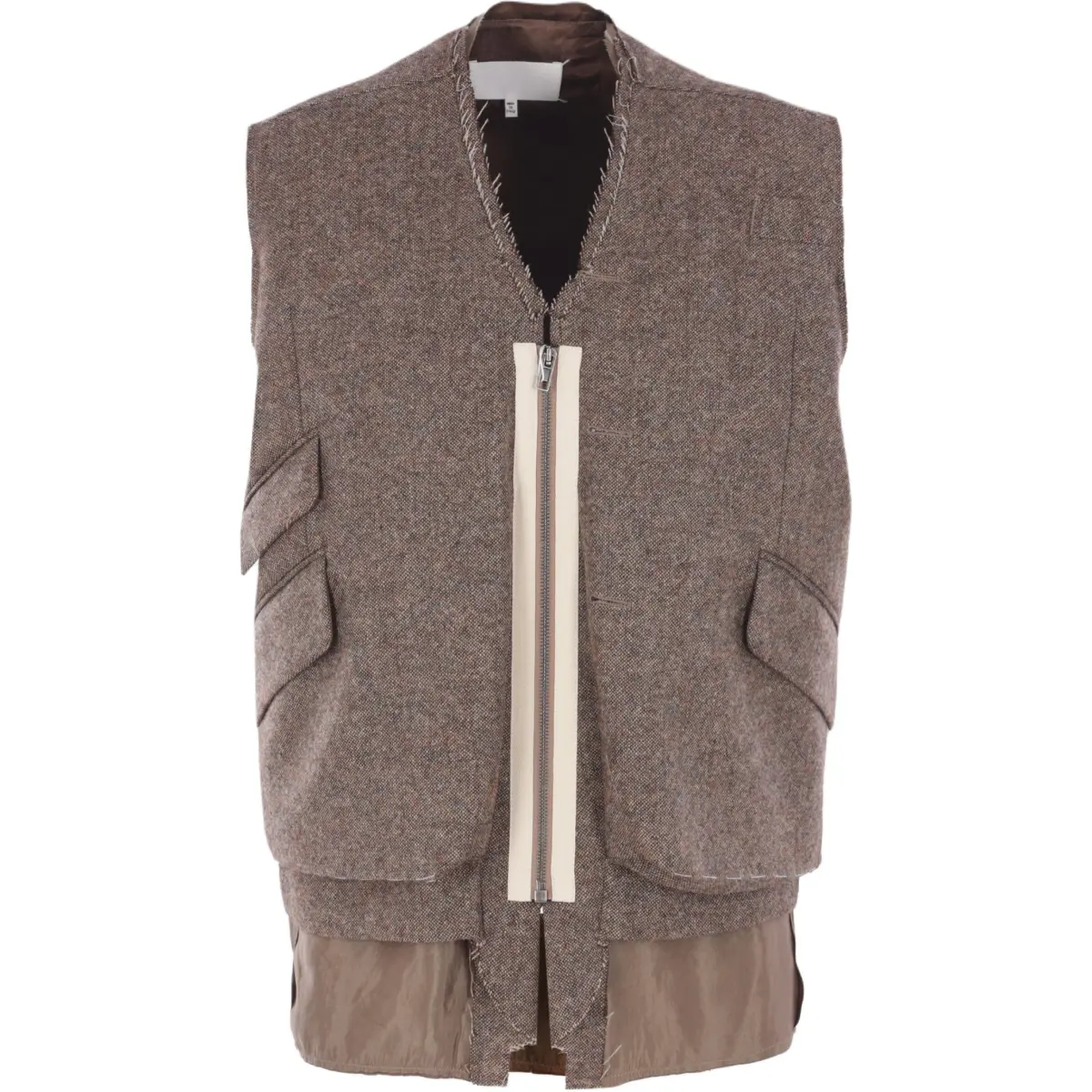 Maison Margiela Inside-Out Zip Gilet Jacket