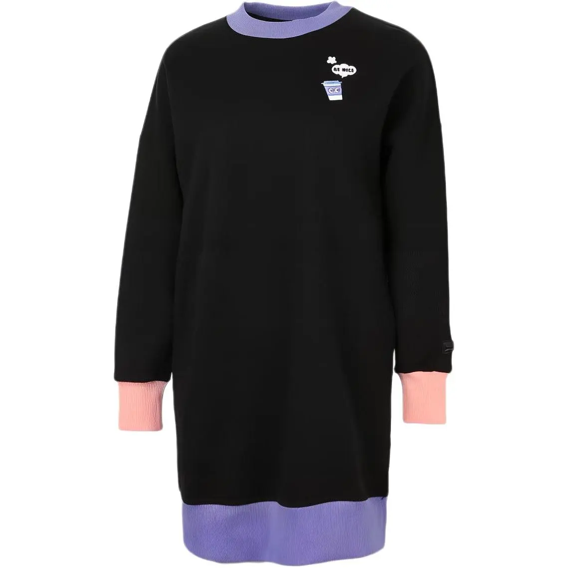 PUMA Long Sleeved Dress Women's Black