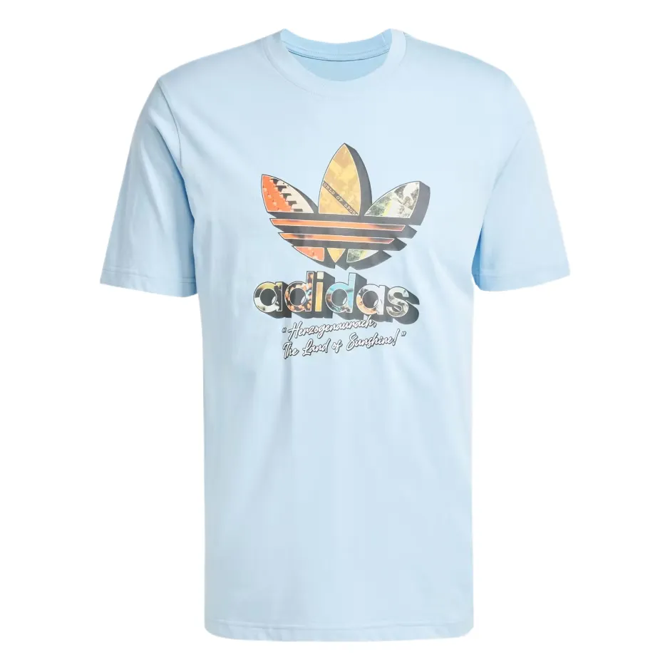 Adidas Originals T-Shirts Men's Blue Crew Neck