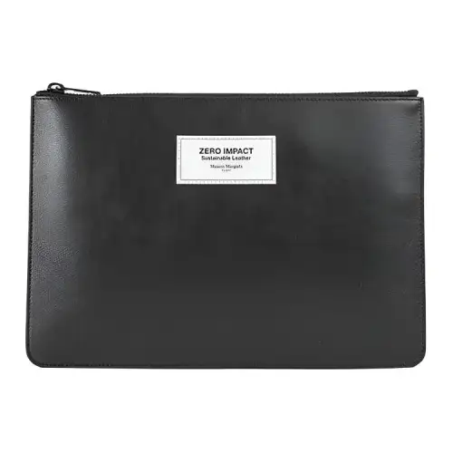 Maison Margiela Leather Clutch Men's Black