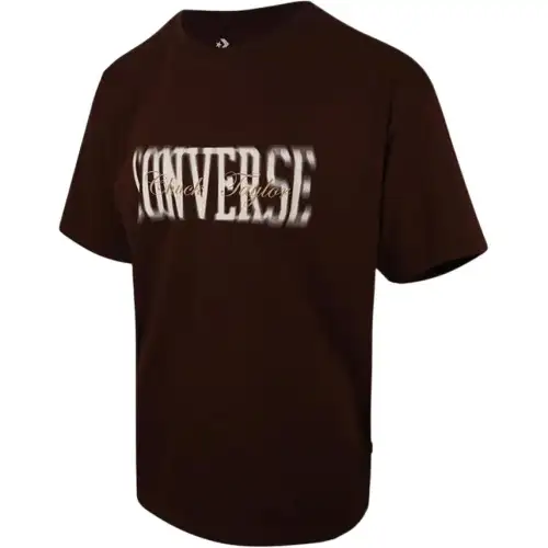 Converse T Shirts Men's Light Brown Crew Neck Moderate