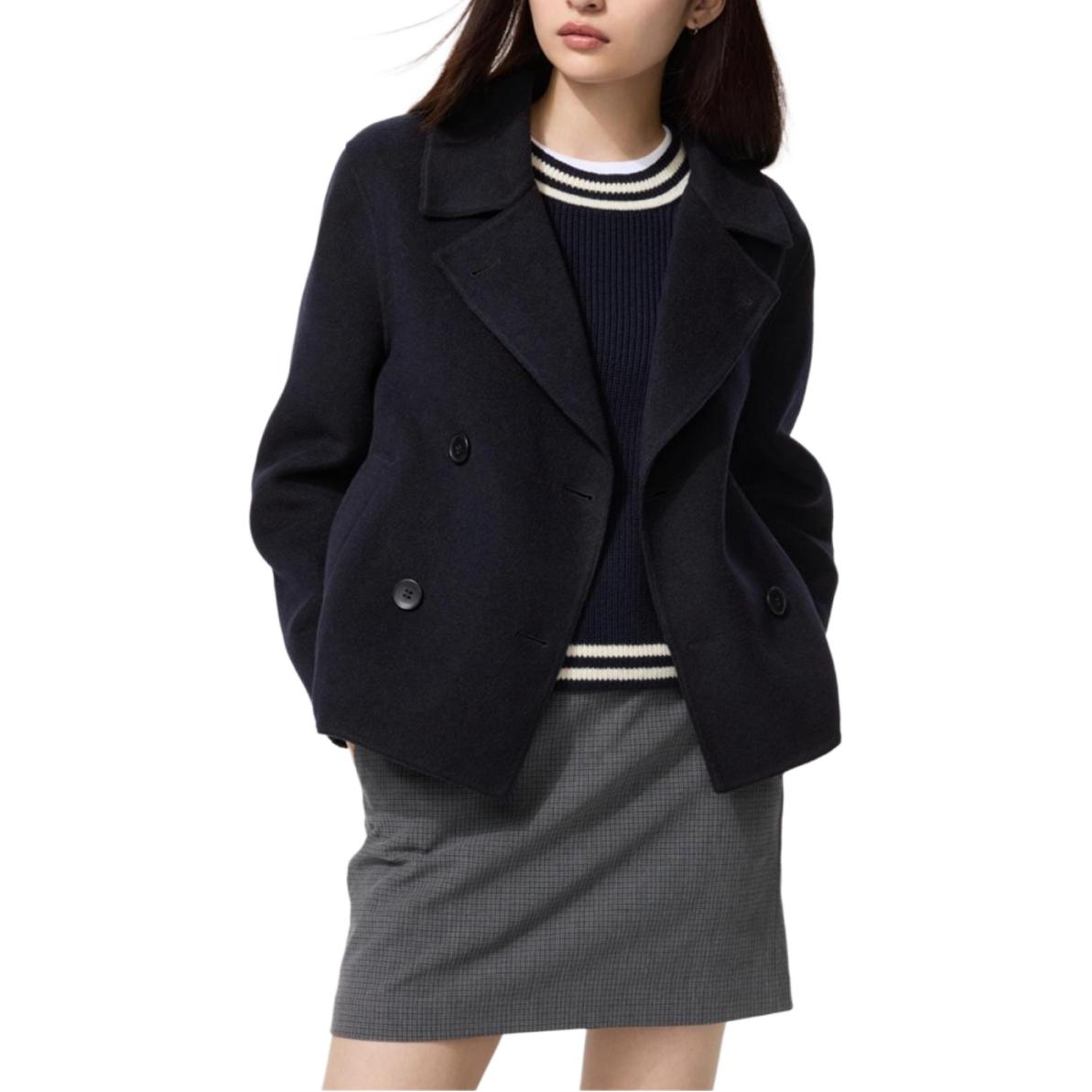 Женское пальто UNIQLO (серое)