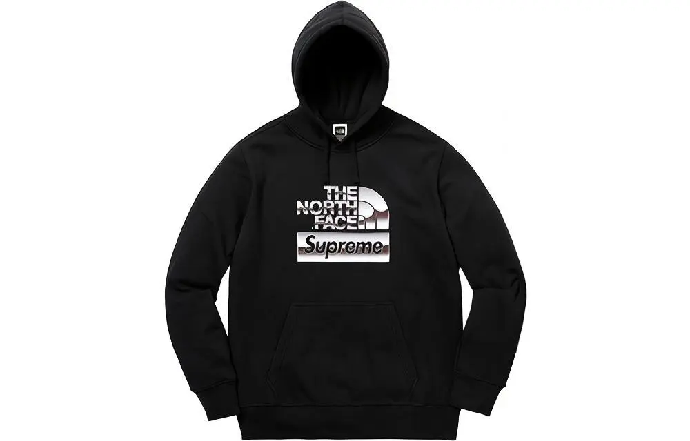 Supreme The North Face Metallic Logo Hooded Sweatshirt