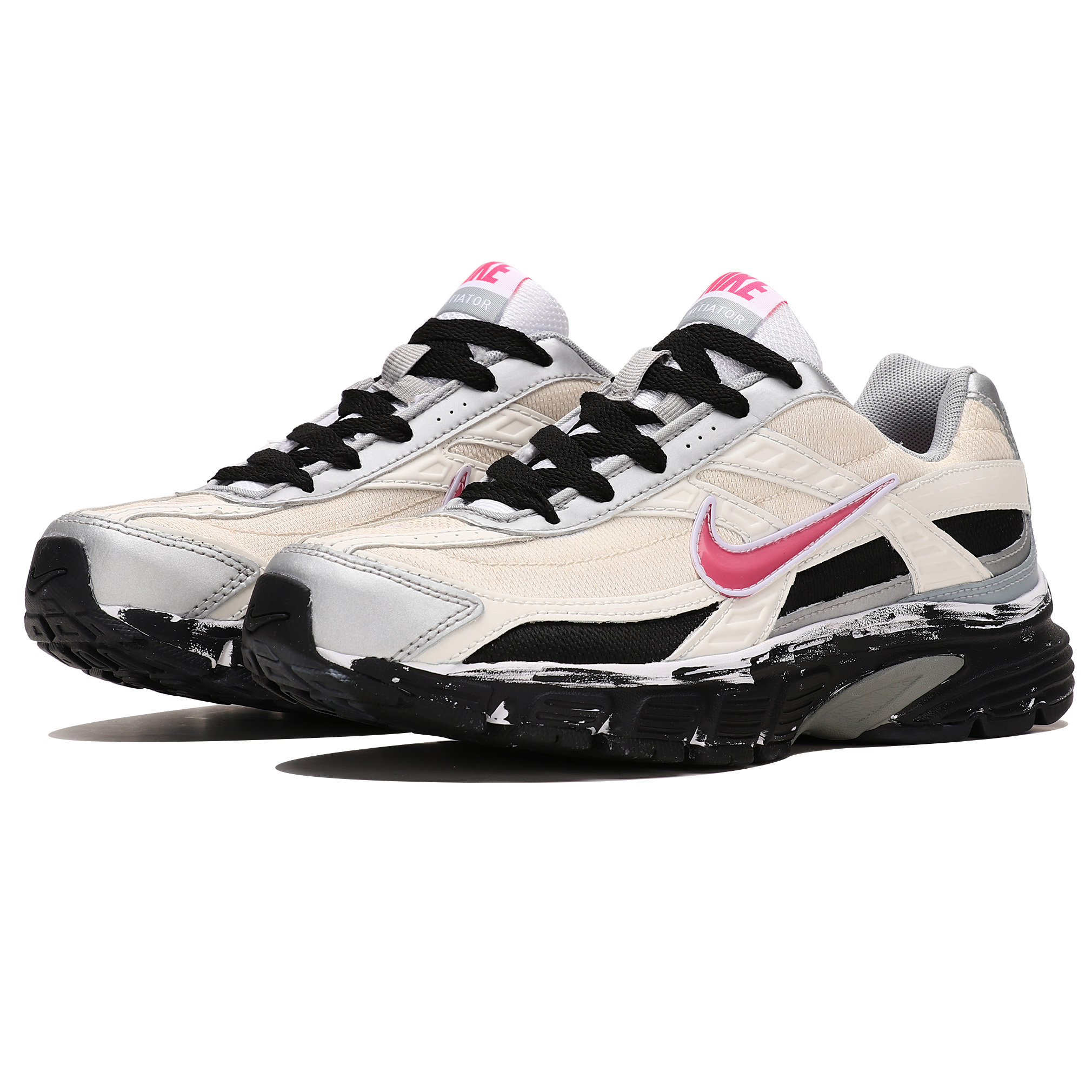 Nike Initiator Cushioning Breathable Cushioning Breathable Low top Running Shoes Women’s Yellow Black