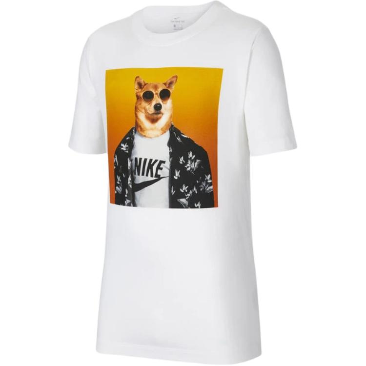 Мальчиковая футболка Nike (белая)