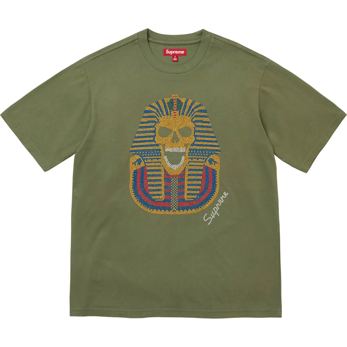 Supreme King Tut Ss studded T-shirt