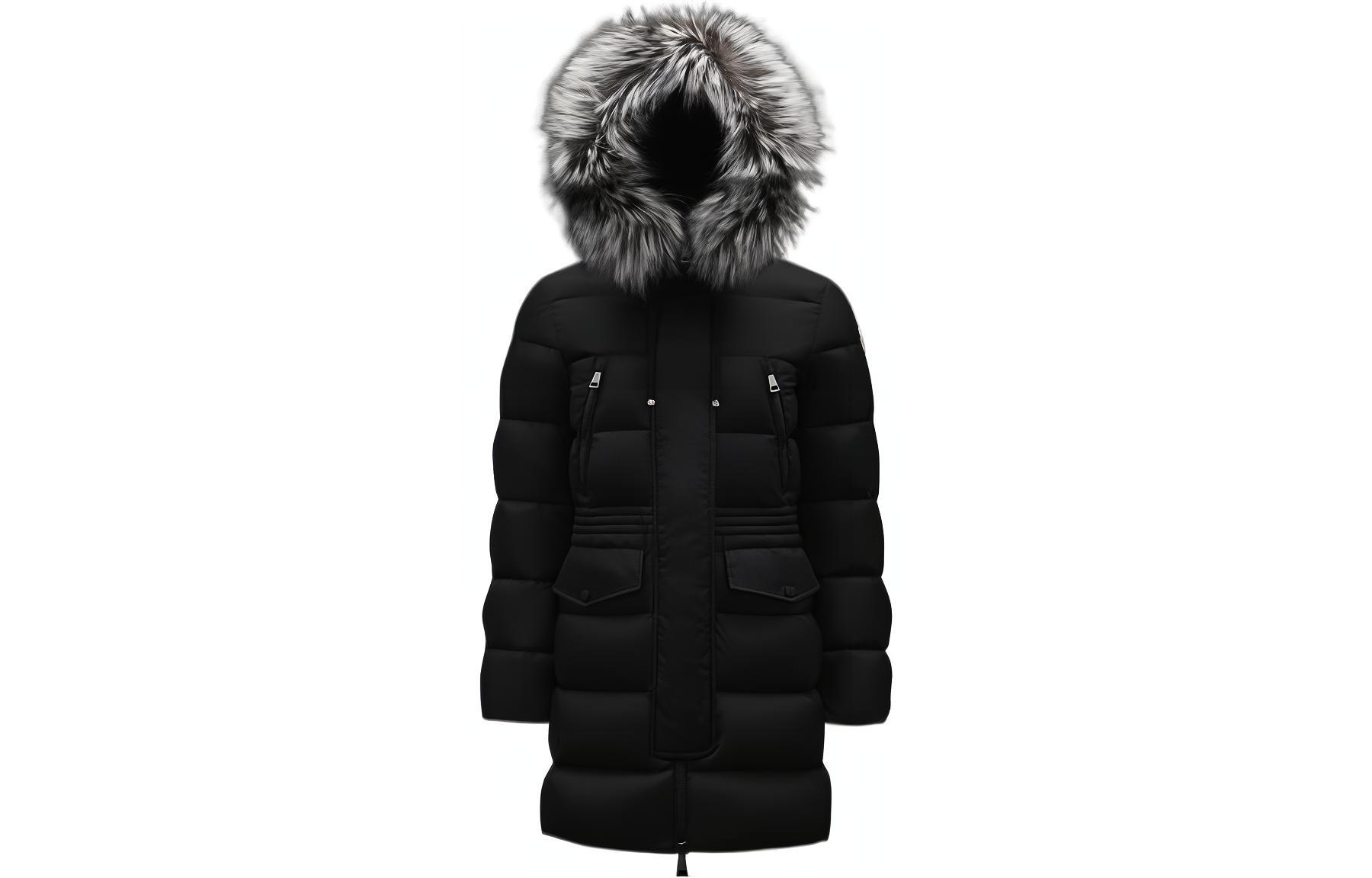 Женский пуховик Moncler Aphroti (черный)