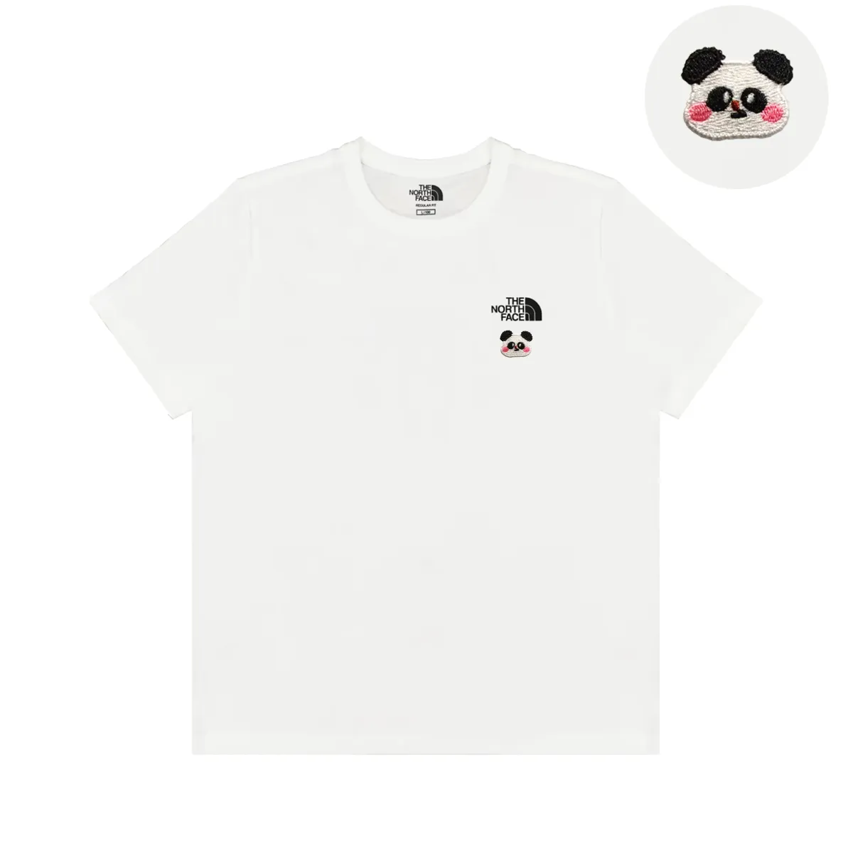 THE NORTH FACE T-Shirts Unisex White Crew Neck Moderate Straight Fit